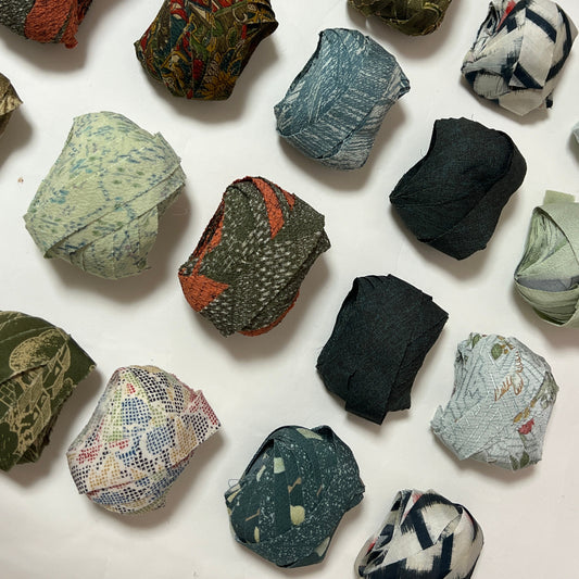 【送料込み】10m×10種ヤーンセット(計100m)| 緑