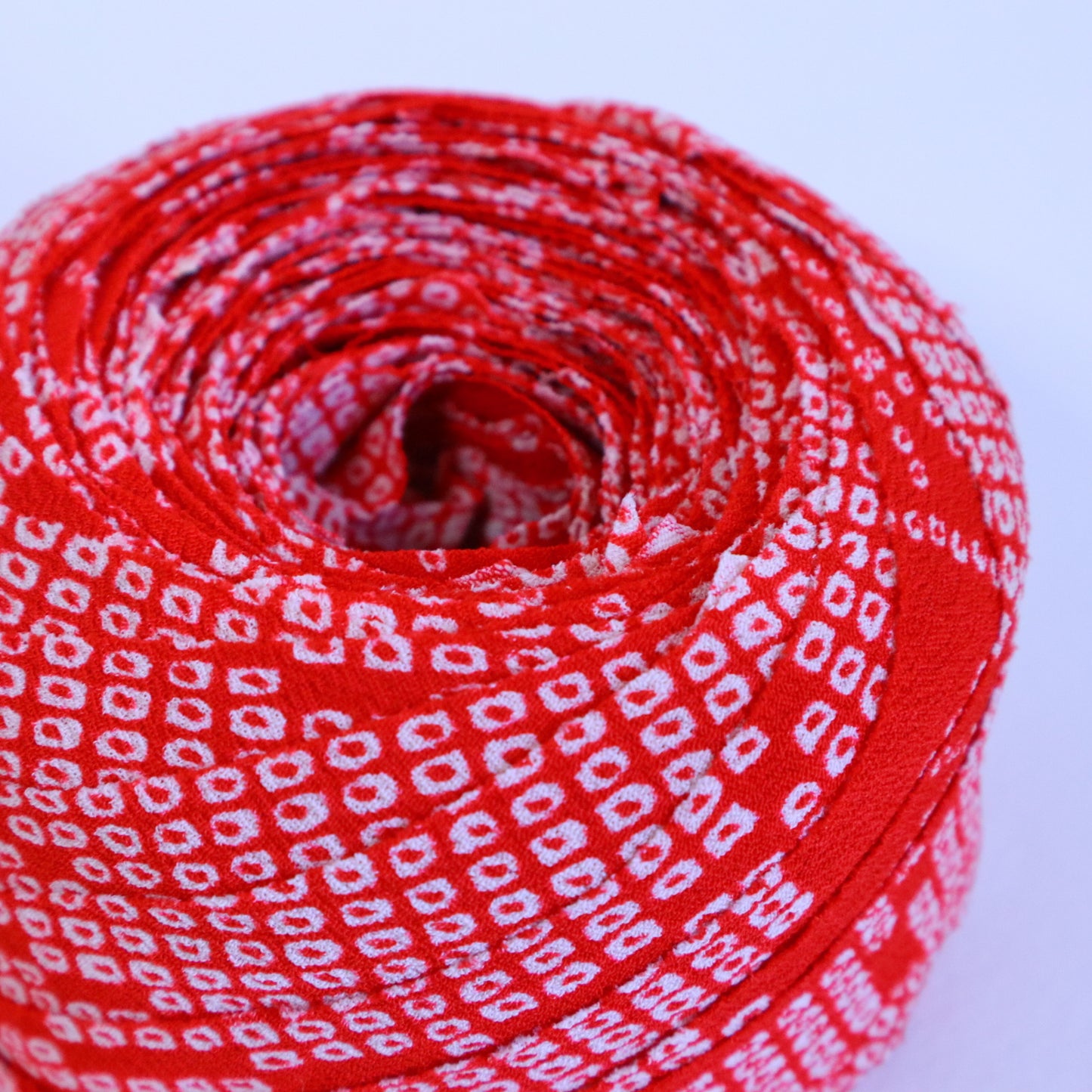 赤の絞り柄・こども着物(Y02507001②)