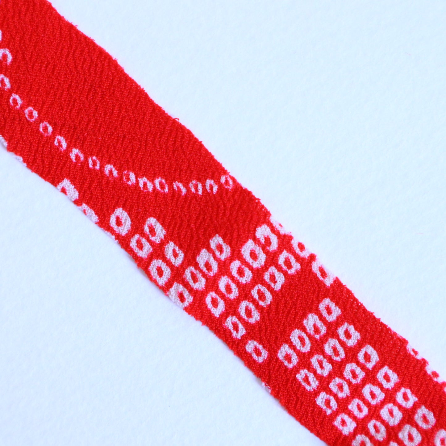 赤の絞り柄・こども着物(Y02507001②)