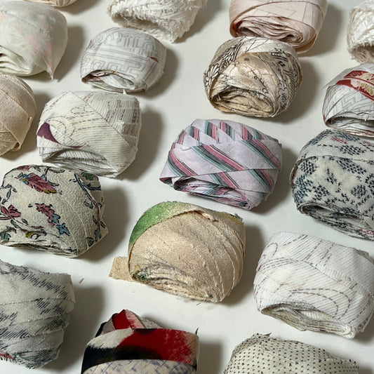 【送料込み】10m×10種ヤーンセット(計100m)| 白