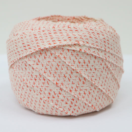 白地に赤の絣柄(Y02410017)