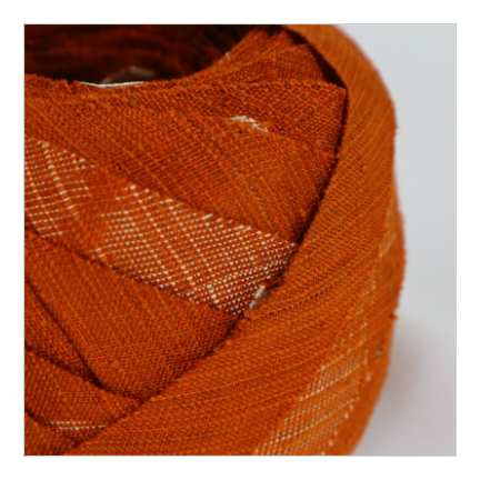 黄茶色・紬(Y02003078)