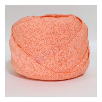 珊瑚色の鶴亀柄江戸小紋・縮緬(Y02003080)