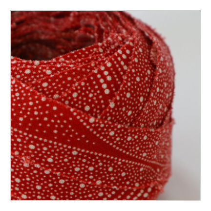 臙脂色の大小霰・縮緬(Y02203022)