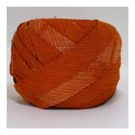 黄茶色・紬(Y02003078)