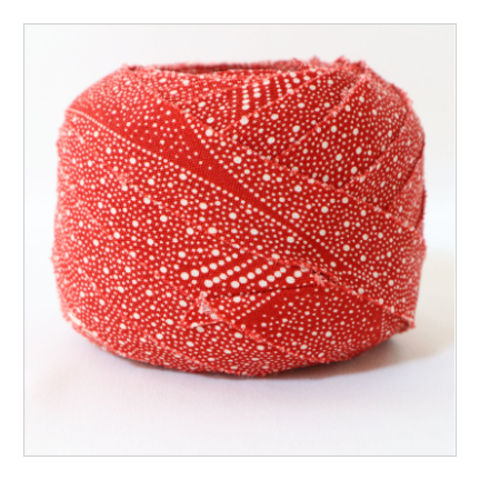 臙脂色の大小霰・縮緬(Y02203022)