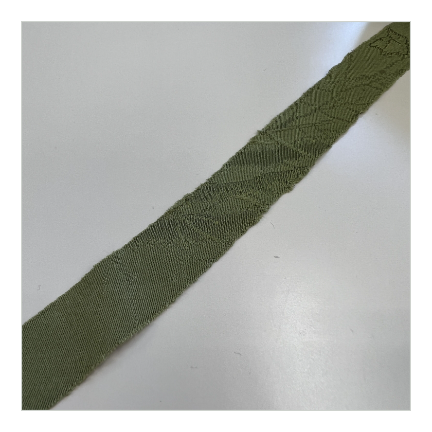 草色無地・縮緬(Y02004119)