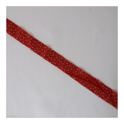 臙脂色の大小霰・縮緬(Y02203022)