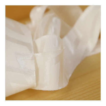 白地に紗綾型長襦袢・化繊(Y02205002)