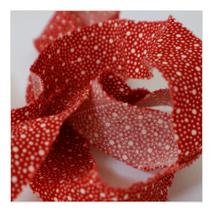 臙脂色の大小霰・縮緬(Y02203022)