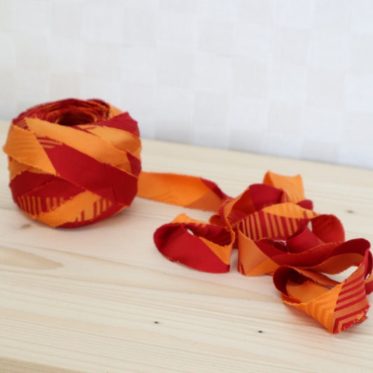 赤と橙の縞模様(YY00000579)