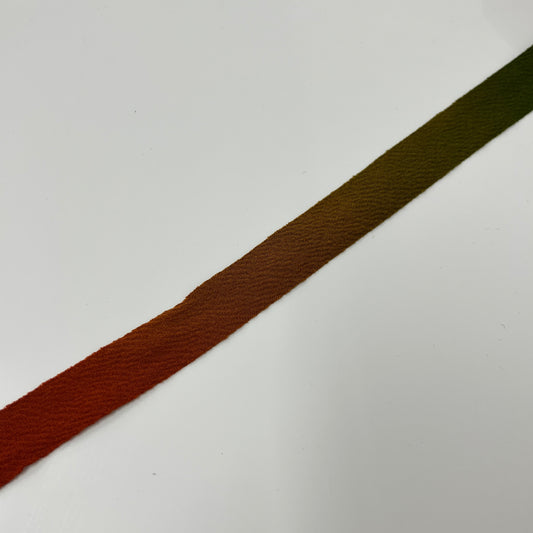 橙~緑グラデーション・縮緬(Y02309009)