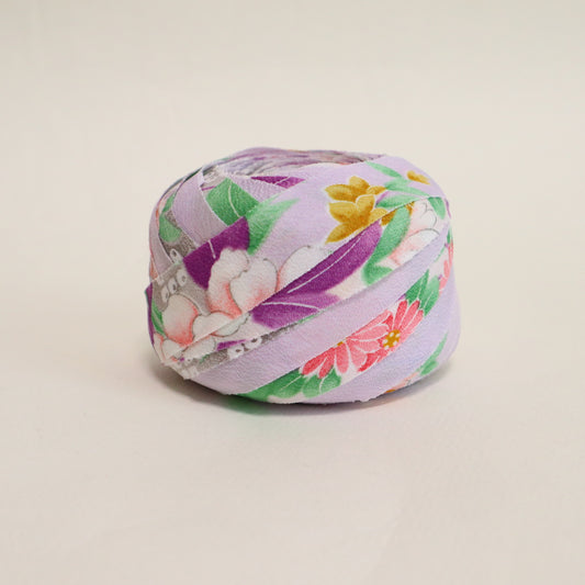 薄紫に花や鹿の子柄(Y02605009）