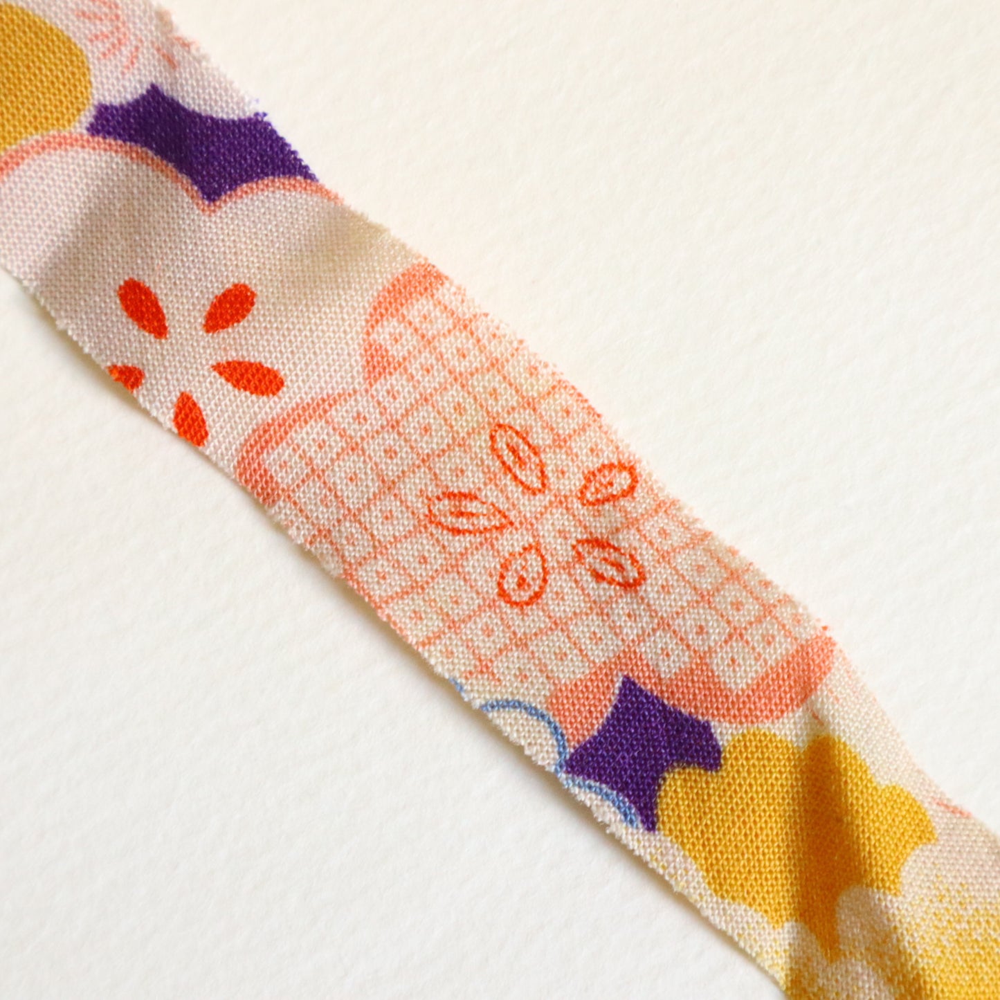 紫にカラフルな花柄・こども着物(Y02507001①）